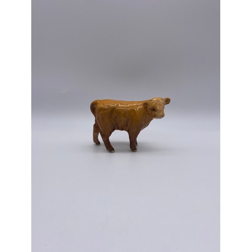 598 - BESWICK GLOSS MODEL OF A CALF