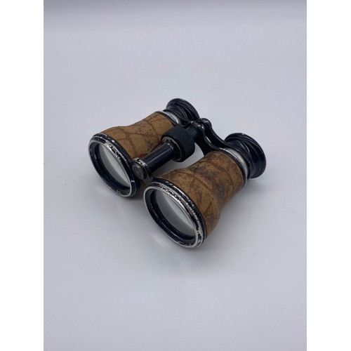 606 - J.LIZARS EDINBURGH AND LONDON BINOCULARS IN CASE