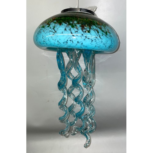 441 - SOLAR POWERED JELLY FISH WIND CHIME