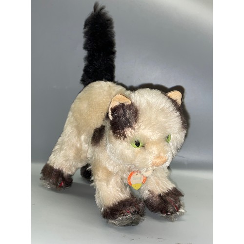 437 - STEIFF CAT PLUSH TOY CALLED GUSSY