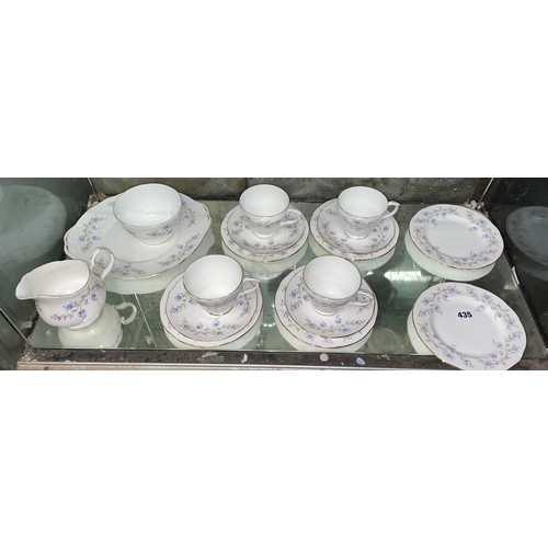 435 - DUTCHESS BONE CHINA TRANQUILITY TEASET