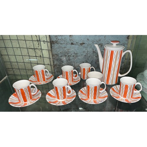 434 - PRICE KENSINGTON POTTERY COFFEE SERVICE