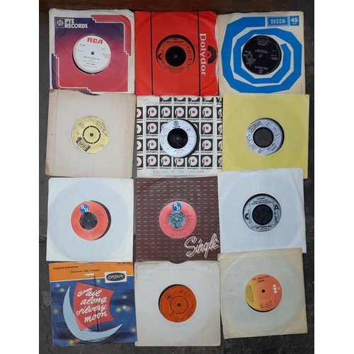 344 - TRAY OF VINYL 45 RPM RECORDS