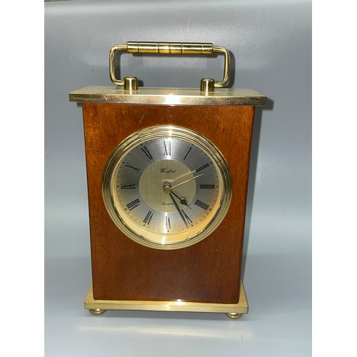 572 - WOODFORD QUARTZ MANTLE TIMEPIECE