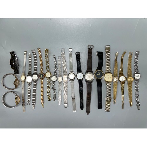 343 - BOXED SELECTION OF MAINLY LADIES AND SOME GENTS WRISTWATCHES