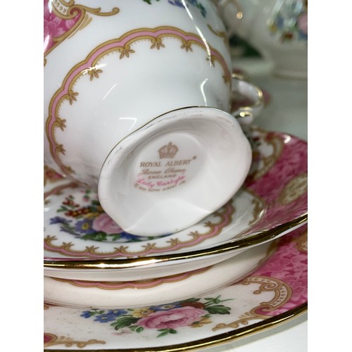 174 - ROYAL ALBERT LADY CARLYLE BONE CHINA TEA SERVICE