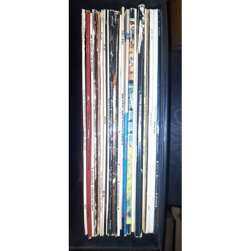 342 - FOUR CASES OF VINYL LPS INCLUDING IRON MAIDEN, MUSICALS, PAUL MCCARTNEY, TAMMY WYNETTE, ELVIS, AND A... 