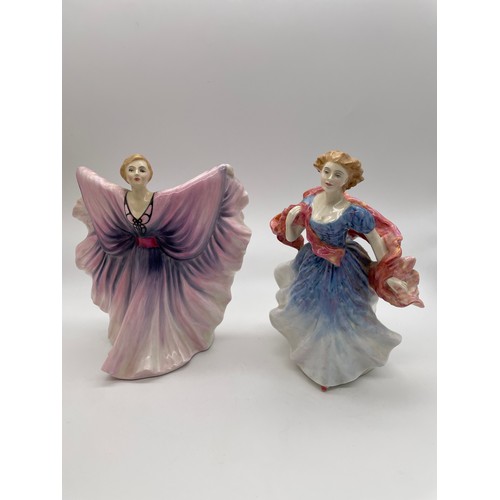 212 - ROYAL DOULTON LIMITED EDITION 31/250 SUNBURST FIGURE WITH CERTIFICATE, ROYAL DOULTON ISADORA AND MOR... 