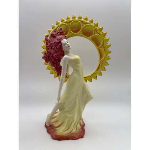 212 - ROYAL DOULTON LIMITED EDITION 31/250 SUNBURST FIGURE WITH CERTIFICATE, ROYAL DOULTON ISADORA AND MOR... 