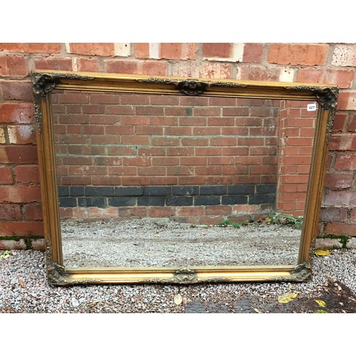 427 - BRUSHED GILT FRAMED MIRROR