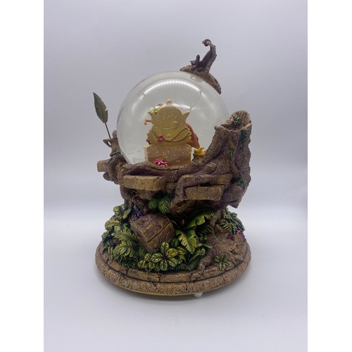 276 - DISNEY JUNGLE BOOK 35TH ANNIVERSARY GOLD GLITTER SNOW GLOBE