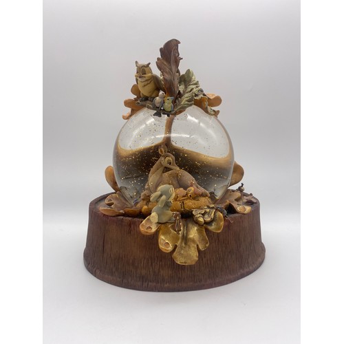 278 - DISNEY BAMBI AUTUMN LEAF SNOW GLOBE DESIGNED BY JODY DAILY