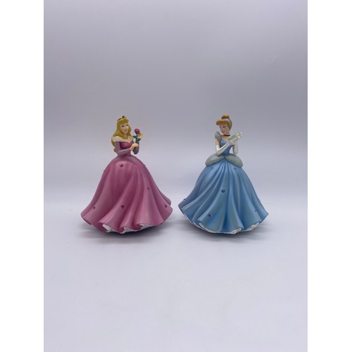 303 - DISNEY CINDERELLA AND SLEEPING BEAUTY MUSICAL FIGURES