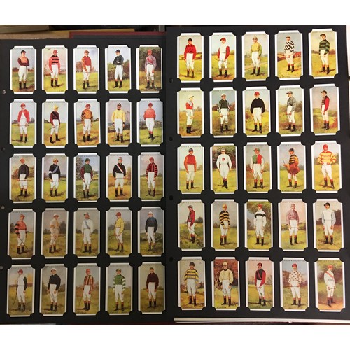 500 - CARD COLLECTORS SOCIETY BINDER OF WILLS JOHN PLAYERS, CIGARETTE CARD SETS (FIRST AID, PROMINANT GOLF... 