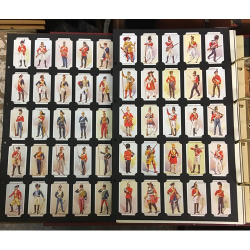 500 - CARD COLLECTORS SOCIETY BINDER OF WILLS JOHN PLAYERS, CIGARETTE CARD SETS (FIRST AID, PROMINANT GOLF... 