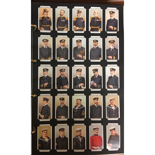 500 - CARD COLLECTORS SOCIETY BINDER OF WILLS JOHN PLAYERS, CIGARETTE CARD SETS (FIRST AID, PROMINANT GOLF... 