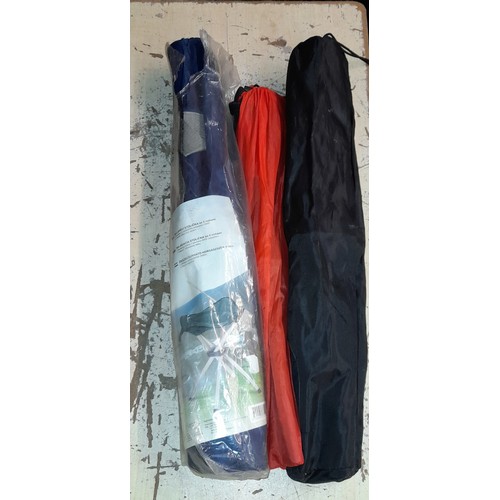 578 - EUROHIKE NYLON WALKING BAG AND HIKING POLES