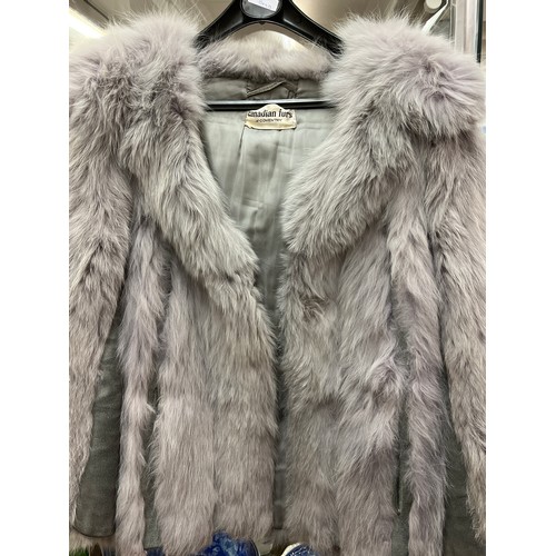 602 - VINTAGE CANADIAN FURS OF COVENTRY GREY FUR JACKET