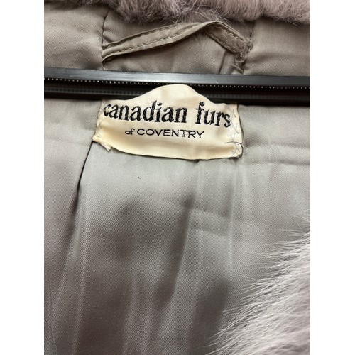 602 - VINTAGE CANADIAN FURS OF COVENTRY GREY FUR JACKET