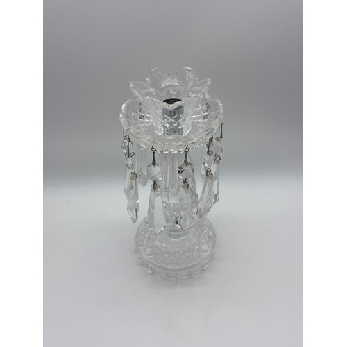 444 - WATERFORD CRYSTAL GLASS TABLE LUSTRE