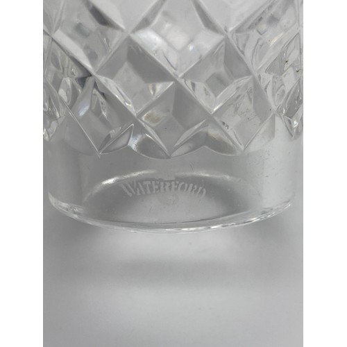 444 - WATERFORD CRYSTAL GLASS TABLE LUSTRE