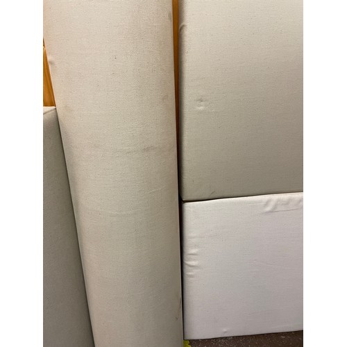 116 - OATMEAL DEMI LUNE ACOUSTIC SOUND PROOF PANELS AND SQUARE PANELS