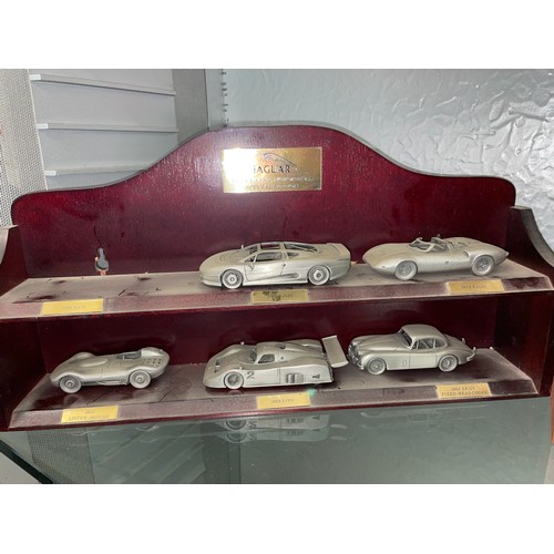 247 - DANBURY MINT PEWTER CLASSIC JAGUAR MOTOR CAR COLLECTION