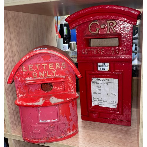 316 - POST BIRD BOX, AND REPRODUCTION POST BOX