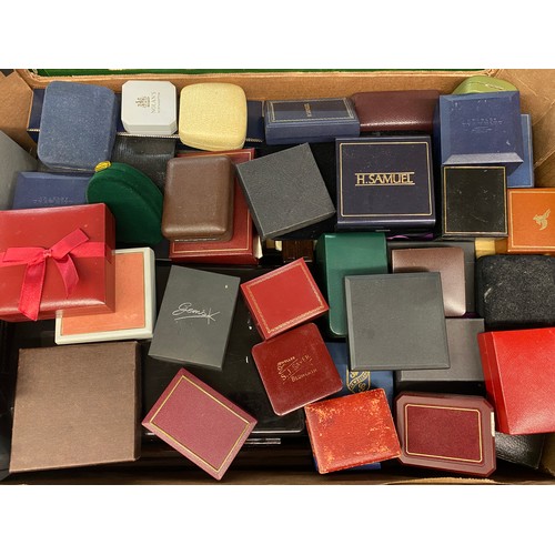 328 - CARTON OF MISCELLANEOUS JEWELLERY PRESENTATION BOXES AND CASES