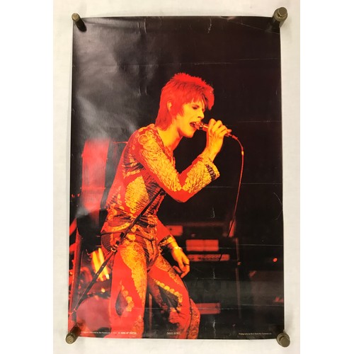 498 - TWO DAVID BOWIE LIVE IN CONCERT POSTERS