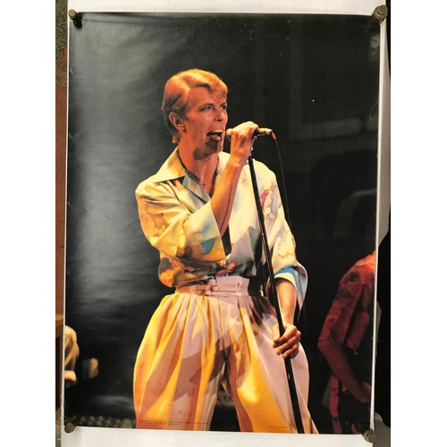 498 - TWO DAVID BOWIE LIVE IN CONCERT POSTERS