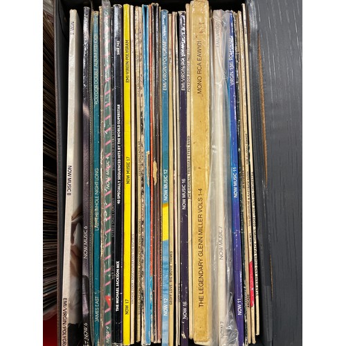 350 - CASE OF VINYL LPS NOW MUSIC SERIES VARIOUS