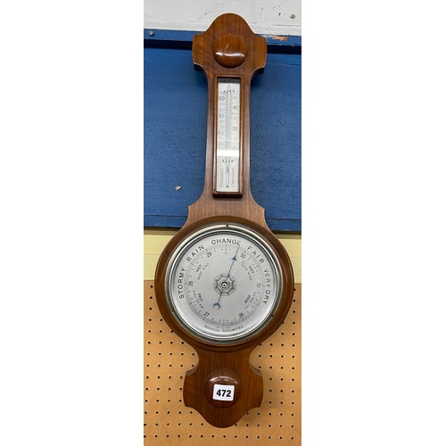 472 - EARLY 20TH CENTURY ANEROID BAROMETER