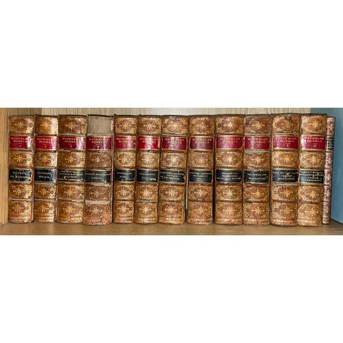 510 - WAVERLEY NOVELS BY SIR WALTER SCOTT EDINBURGH 1883 12 VOLUMES