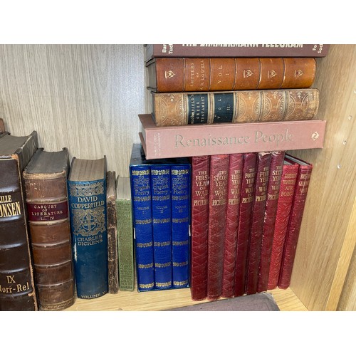 515 - SHELF OF MIXED ANTIQUARIAN BOOKS STAFFORDSHIRE AND WARWICKSHIRE PAST AND PRESENT VOLUME THREE, PICTU... 