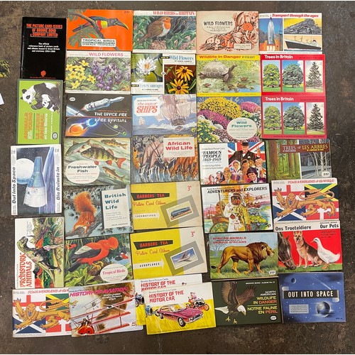 464 - VARIOUS ALBUMS OF BROOK BOND TEA CARDS