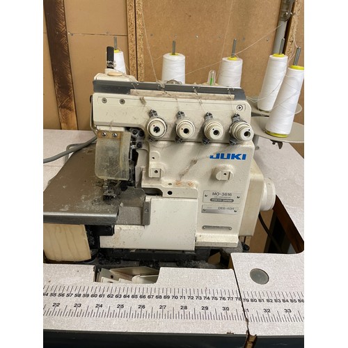 149 - JUKI INDUSTRIAL OVERLOCKING TREADLE MACHINE