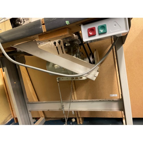 149 - JUKI INDUSTRIAL OVERLOCKING TREADLE MACHINE