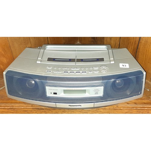 93 - PANASONIC PORTABLE STEREO CD SYSTEM