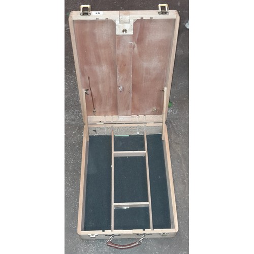 91 - PORTABLE TRAVELLING ARTISTS EASEL BOX