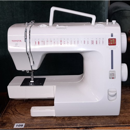 110 - TOYOTA EXCELLENCE ELECTRIC SEWING MACHINE WITH PEDAL