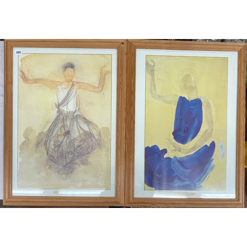 349 - PAIR OF AUGUSTE RODIN POSTER PRINTS