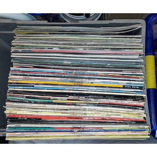 254 - TWO CRATES OF VINYL LPS - REGGAE, BOB MARLEY, PICTURE DISC, ASWAD, THIRD WORLD, PRINCE LINCOLN THOMP... 