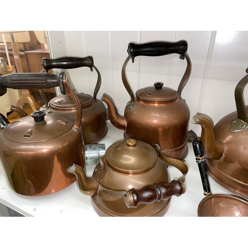 388 - SELECTION OF COPPER ELECTRIC KETTLES, GRADUATED LADLES, ATOMIZER