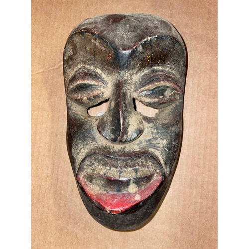 409 - AFRICAN CARVED WOODEN MASK