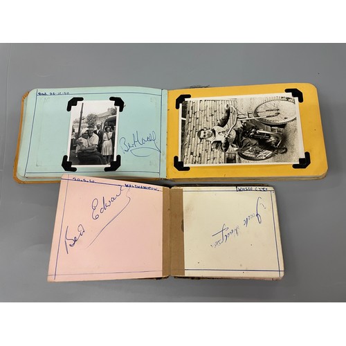 558 - AUTOGRAPH ALBUM OF 1950S/60S SPEEDWAY STARS WITH SIGNIATURES AND PHOTOGRAPHS