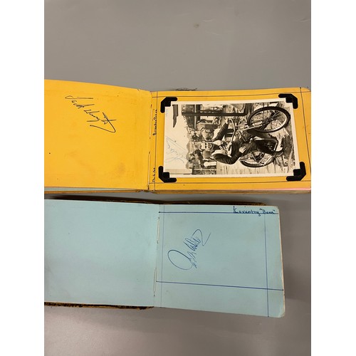 558 - AUTOGRAPH ALBUM OF 1950S/60S SPEEDWAY STARS WITH SIGNIATURES AND PHOTOGRAPHS