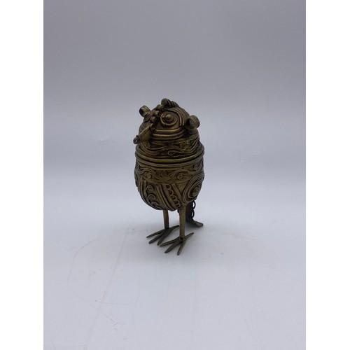 490 - INDIAN BRASS DHOKRA OWL