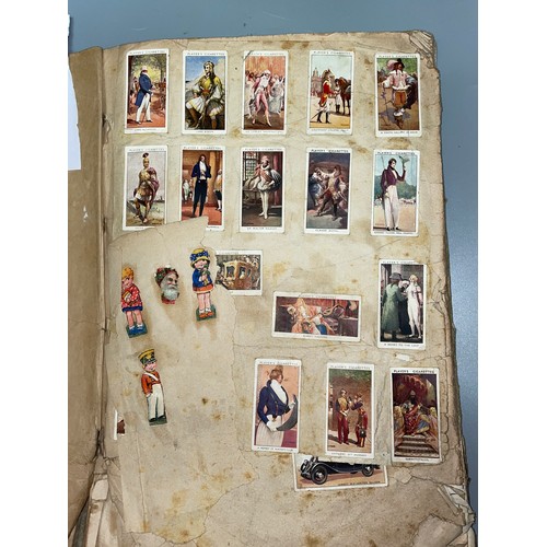 468 - THE WHOPPER SCRAP BOOK ALBUM INCLUDING CIGARETTE CARDS AND POSTCARDS