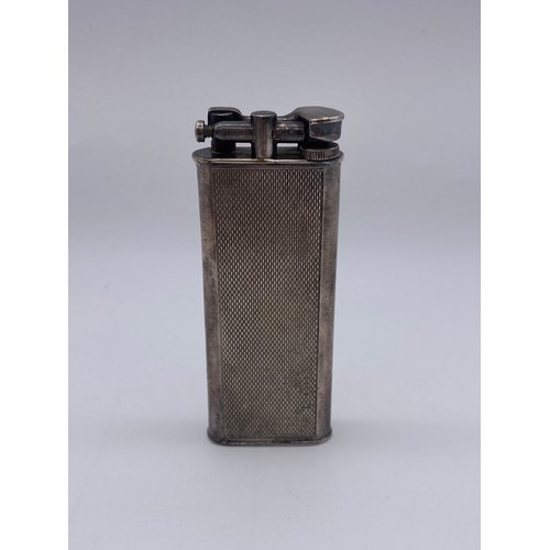 456 - HARJAX CIGARETTE LIGHTER WITH ENGINE TURNED DECORATION